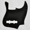 Göldo PGJ1B Pickguard für Jazz Bass, mattschwarz, 1-lagig