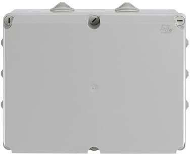 ABB IP55 Junction Box • Waterproof Electric Cable Connector Unit • Cable Glands Included • Shockproof Adaptable Box • Indoor/Outdoor Box • 310 x 240 x 160mm