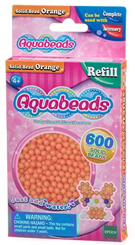 Aquabeads 32518 Orange Perlen - Nachfüllset, 9 x 9 x 14 cm