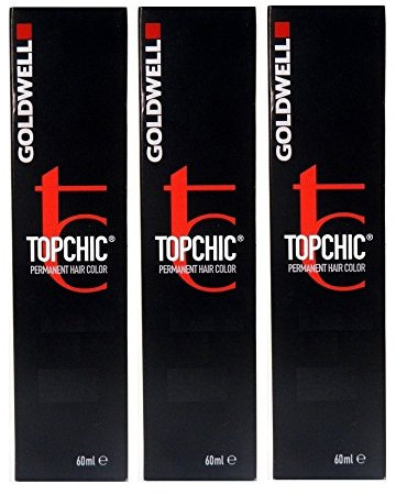 Goldwell Topchic 8NN hellblond extra 3 x 60 ml Haarfarbe Permanent Hair Color GW