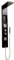 DP Bath Polinesia - Colonne de douche hydromassante en aluminium, noir