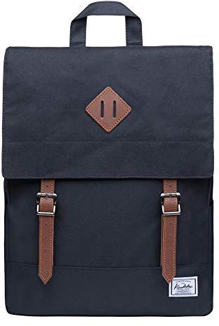 KAUKKO Laptop-Rucksack, funktionelle Outdoor-Tasche für Reisen & Camping, Studentenrucksack für Studenten, Schwarz Jnl-ks04-03, one size, Tagesrucksack