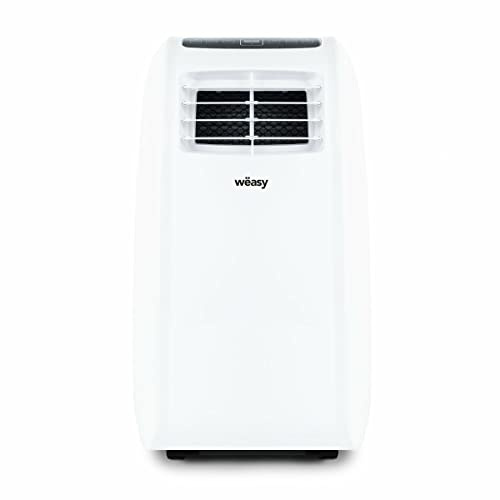 Wëasy Mobile Klimaanlage BLIZZ900, tragbarer Luftentfeuchter, bis zu 15 m², Timer 24 Stunden, LED-Display, leise, leistungsstark, 2 Geschwindigkeiten, 700 BTU/750 W