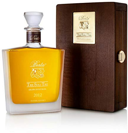 Grappa Berta | Tre Soli Tre | Con Astuccio | Cl 70