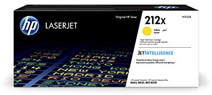 HP 212X (W2122X) Gelb Original Toner mit hoher Reichweite für HP Color LaserJet Enterprise M554, M555, M578, XL