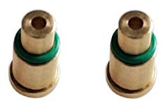 Navrange Messing-Gas-Nachfülladapter für S.T Dupont Red Caps Ligne1 Feuerzeug DIY Reparaturteil, 2 Stück