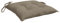 vidaXL Stuhlkissen 4 STK., Sitzkissen mit Bändern, Sitzauflage Outdoor Indoor, Stuhlauflagen Kissen für Gartenstuhl, Taupe 40x40cm Oxford-Gewebe
