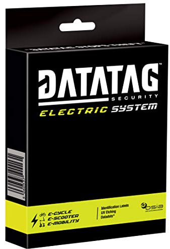 Datatag E-Bike/E-Scooter/E-Mobility Security Identification System, Schwarz