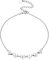 S925 Silber Damen Fußkettchen mit Personalisierte Mini Buchstabe A-Z Kleine Initial Herz Anhänger Fußkette/Armbänder für Damen/Frauen/Mädchen 22cm+5cm Verlängerketten