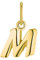 Amor Motivanhänger Unisex Damen Herren Anhänger, 1,3 cm, Gold, M, Kommt in Schmuck Geschenk Box, 2013461