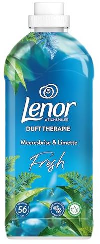 Lenor Weichspüler Meeresbrise – 56 Waschladungen, 1.4L, Für Unsere Beste Frische Aller Zeiten Mit Weichheit Auf Pflanzenbasis