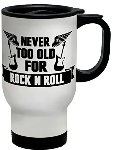 Shopagift Never Too Old for Rock and Roll Travel Mug Cup