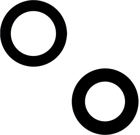 ICONIGON Ersatz für iPhone 13 mini Kamera-Glas Set inkl. Kleber