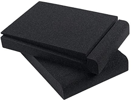 Vaguelly 2pcs Vibration Pads for Soundproofing Sponge Isolator Pad for Speaker Noise Reduction
