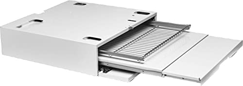 ASKO HDB1153W Kit sovrapponibile lavatrice/asciugatrice con ripiano estraibile e cesto portabiancheria, Bianco