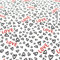 VmG-Store Baumwollstoff Meterware 140cm Breite Stoffe zum Nähen Nähstoff Kinderstoff für Kissen Babykleidung Kinderkleidung DIY (Herzen und Love Schriftzug Bb009)