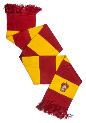 AAA Merchandise Harry Potter Gryffindor Schal – Auffällige rote und goldene Streifen, Weiches Strick-Accessoire für Erwachsene und Teenager, Cosplay oder Geschenk für Fans