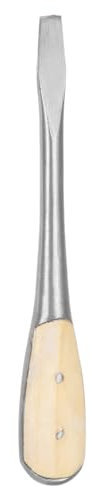 sourcing map Slotted Screwdriver SL9 8 Carbon Steel Flat-Blade Screwdrivers with Wooden Handle for Fastening, Chiseling and Loosening