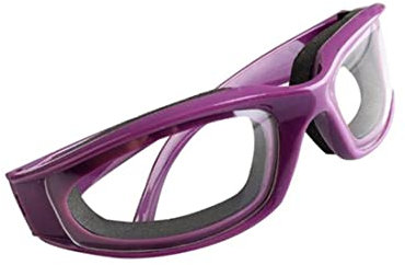 SHITOOMFE Zwiebelbrillen Augenschutzbrille Zwiebel Sicherheit Brille Tränenlose Küche Sicherheitsbrille Leicht Schneide Augenschutz Lila Lila