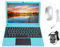 10.1 Inch Laptop Computer, Quad Core Processor Laptop Netbook Computer, Type C Charging Built in Camera Wireless Fidelity USB Port Laptop for Android 12.0 (UK Plug 2GB+64GB)