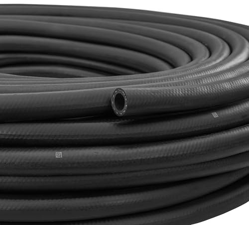 3m Length of E10 Fuel Hose - Reinforced Rubber Hose for Fuel, Diesel, Petrol, Water - Oil-Resistant Flexible Pipe for Engine Fuels (8mm)
