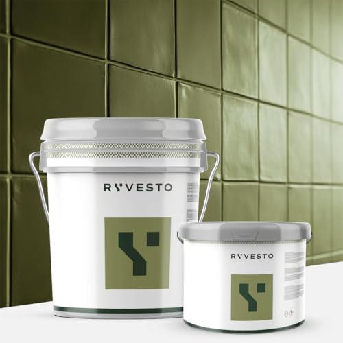 RYVESTO Waterfinish 2K Plus Matt (A+B) - Ral 6003 Verde Oliva - Finitura poliuretanica idrodiluibile bicomponente a base di resine sintetiche modificate - Kg 6 - A (5,5 KG) + B (0,5 KG)