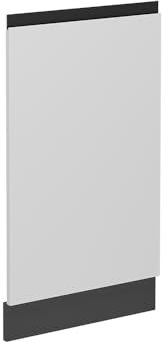 Vicco Geschirrspülblende R-Line, Geschirrspüler Fronttür, Weiß, 45 cm ohne Arbeitsplatte