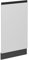 Vicco Panel Frontal del lavavajillas R-Line, Blanco, 45 cm sin encimera
