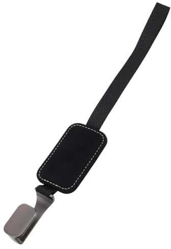 CHICAMPERA Car Seat Headrest Hook Organizer for Bags, Black Metal