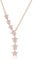 VIROMY Rose Gold Necklace for Women 14K Rose Gold Plated Shining Star Zirconia Pendant Necklace Crystal Choker Chain Dainty Elegant Jewelry for Women