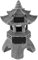 YARNOW Decoración Asiática para Exteriores Estatua De Jardín Asiática Decoración De Jardín Farol Japonés De Piedra Estatuas De Jardín Zen Decoraciones De Farolillos De Jardín Farol