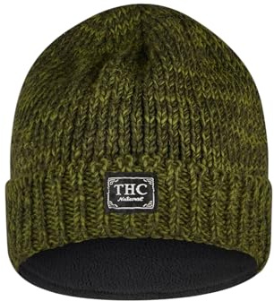 THC Schafwoll Rollcap 720 grün | Schafwolle | Strickmütze | Rollcap | Woll-Mütze | Schafwollmütze | Wintermütze