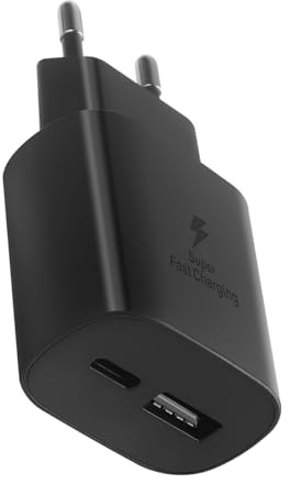 USB C Ladegerät mit USB Adapter 2 in1 Ladeadapter für iPhone 17 16 15 Pro | Max Plus für Samsung Galaxy S26 S25 S24 S23 Netzteil Mehrfach Ladestecker Schnellladegerät Steckdose usbc Stecker Charger