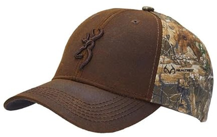 Browning Logo Baseball Hat Cap Deep Forest Real Tree Edge