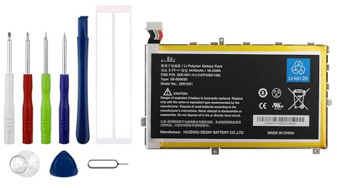 Vvsialeek 361-00086-23 Batterie de rechange compatible avec Garmin Vivoactive 4 Approach G10 avec kit d'outils