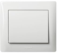 Legrand galea life - Tecla blanco para interruptor conmutador cruzamiento y pulsador galea