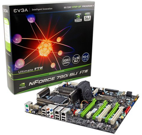 EVGA NVidia nForce 790i SLI Mainboard Socket 775 FTW DDR3 Memory ATX Retail