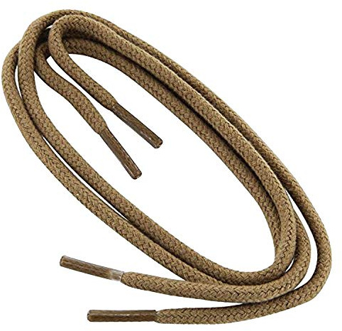 Collonil 1 Paar Schnürsenkel - rund - dünn - Ø 2,0 mm Längen (60 cm, beige)