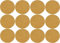 Ingbertson® 12 Stück Korkuntersetzer Ø 19 cm, 1 cm hoch Made in EU Topfuntersetzer, zum Basteln usw. # Untersetzer aus Kork