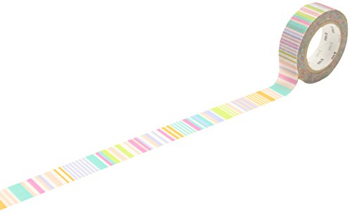 mt Masking Tape Multi Border (mt Washi Masking Tape Klebeband, Pastel