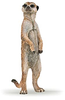Papo - Realistische Erdmännchen-Figur - Ab 3 Jahren - Wildes Tierreich - Tiere der Savanne - Realistische Figur - Lernspielzeug - Handbemalt - Sammlung - Geschenk für Kinder