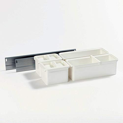 YouboXx-Set 3 Organisationssystem weiß für Apothekerauszug DISPENSA, DISPENSA Swing, DISPENSA junior Einteilungssystem/Zubehör für Nobilia Apothekerschränke von SO-TECH®