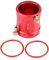 Dilwe RC-Modell Wasserkühlung Jacke, Metallteile 36mm-50mm Motor Wasserkühlung Jacke, Zubehör für Modellautos