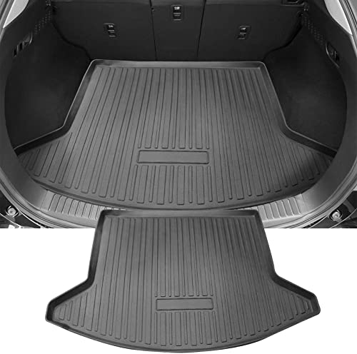 YEE PIN Kofferraummatte für Mazda CX-5 2017-2022 2023, Seitenschutz Langlebiges und verschleißfestes Laderaumschale Schutzmatte Mazda CX-5 Kofferraumwanne Rutschfester