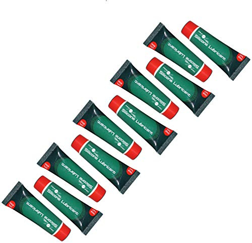 FilterLogic CFL650 Silicone Grease/Lubricant 10g Tube for Coffee/Espresso Machine Seals gaskets portafilter (10 Pack)