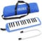 keepdrum Melodica Blau 32 Tasten mit Tasche