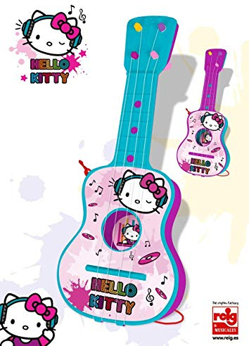 CLAUDIO REIG Reig 1513 Hello Kitty Kindergitarre, Mehrfarbig