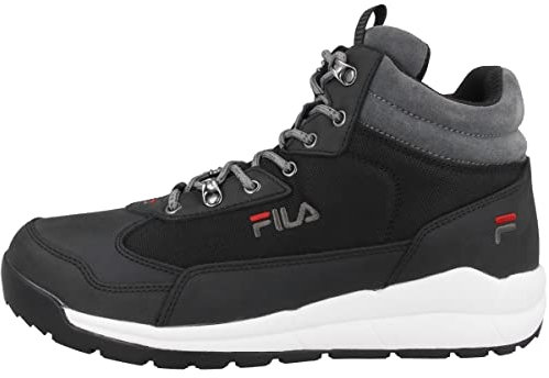 FILA Alpha mid men Stivali Uomo, Nero (Black/Castle Rock), 41 EU