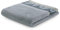 AmeliaHome Handtuch 100% Baumwolle 50x90 cm Bordüre Farne Grau Silber Pavos