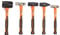 VCT 5pc Hammer & Mallet Set, 16oz Ball-Pein Hammer, 32oz Ball-Pein Hammer, 32oz Rubber Mallet, 3lb Sledge Hammer, 3lb Cross-Pein Hammer, Metal Working